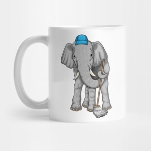 Elephant Cleaner Mop Mug